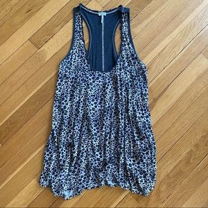 SPLENDID Tank Top, Cheetah Print & Gray / Blue. Women’s Size Small. LIKE NEW!!!